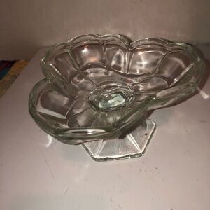 Anchor Hocking vintage triple scoop ice cream sundae dish